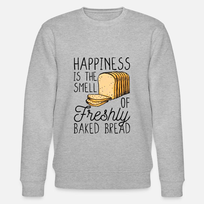 Funny bread baker - Stanley/Stella CHANGER Unisex Organic Sweatshirt - heather grey