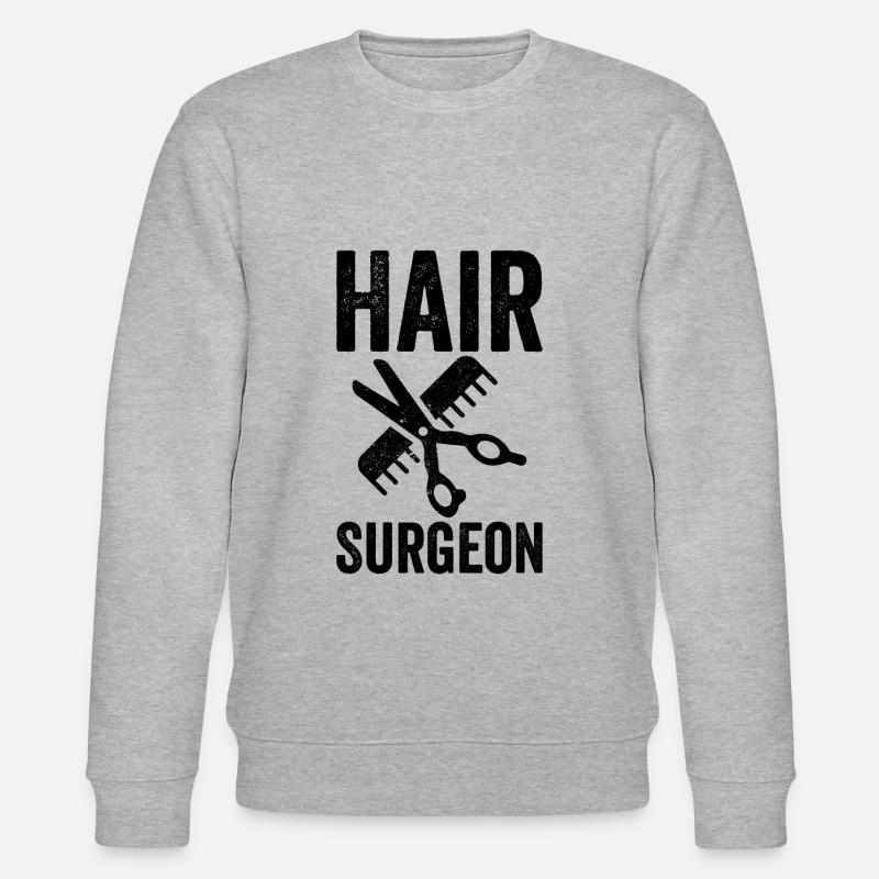 Coiffeur Coiffeur Coiffeur - Sweat bio CHANGER Stanley/Stella Unisexe - gris chiné