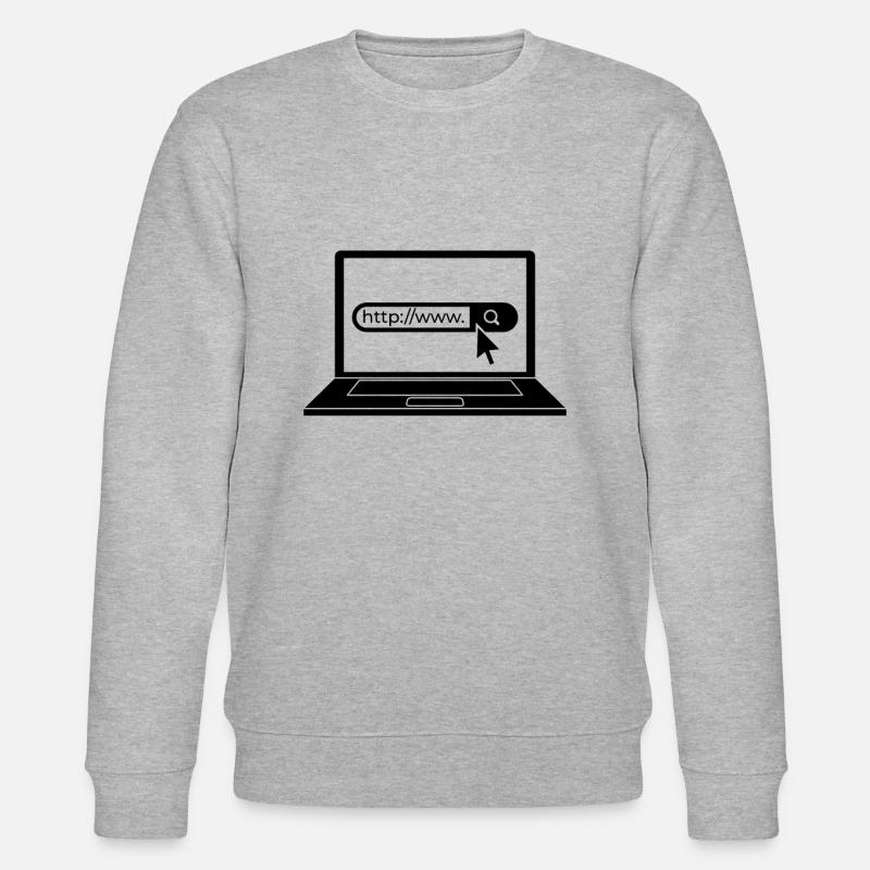 Web-Entwickler Web-Entwicklung - Stanley/Stella Unisex Bio-Sweatshirt CHANGER  - Grau meliert