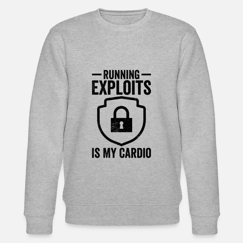 Cybersecurity Computersicherheit Cybersecurity - Stanley/Stella Unisex Bio-Sweatshirt CHANGER  - Grau meliert