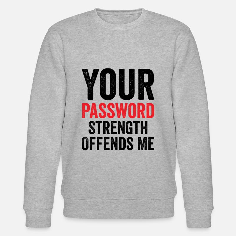 Cybersecurity Computer Security Cybersecurity - Stanley/Stella CHANGER Unisex Organic Sweatshirt - heather grey