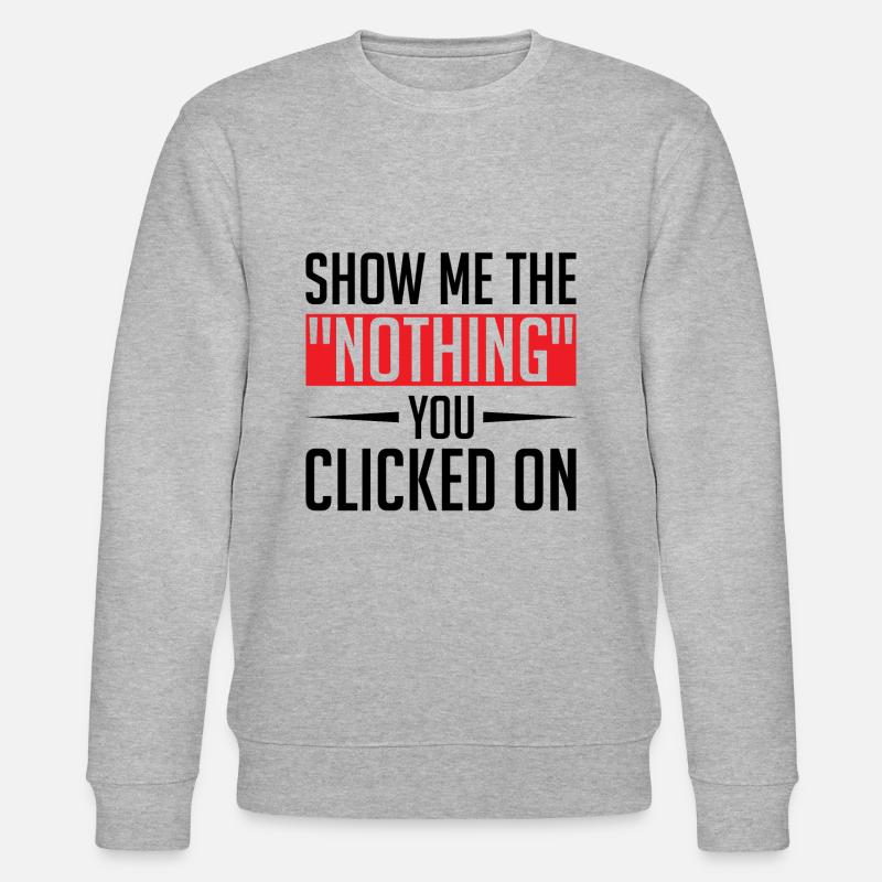 Cybersecurity Computersicherheit Cybersecurity - Stanley/Stella Unisex Bio-Sweatshirt CHANGER  - Grau meliert
