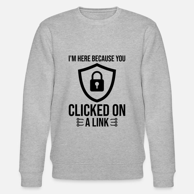 Cybersecurity Computer Security Cybersecurity - Stanley/Stella CHANGER Unisex Organic Sweatshirt - heather grey