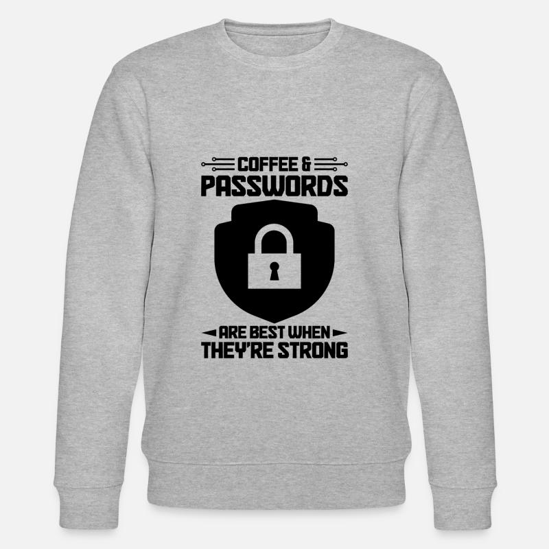 Cybersecurity Computersicherheit Cybersecurity - Stanley/Stella Unisex Bio-Sweatshirt CHANGER  - Grau meliert