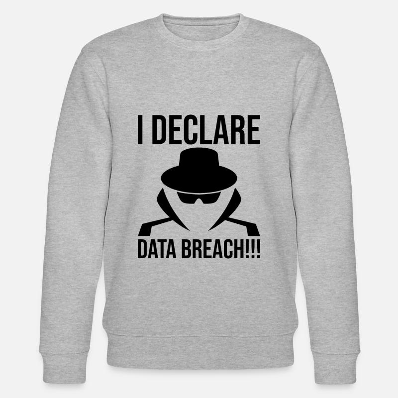 Cybersecurity Computer Security Cybersecurity - Stanley/Stella CHANGER Unisex Organic Sweatshirt - heather grey