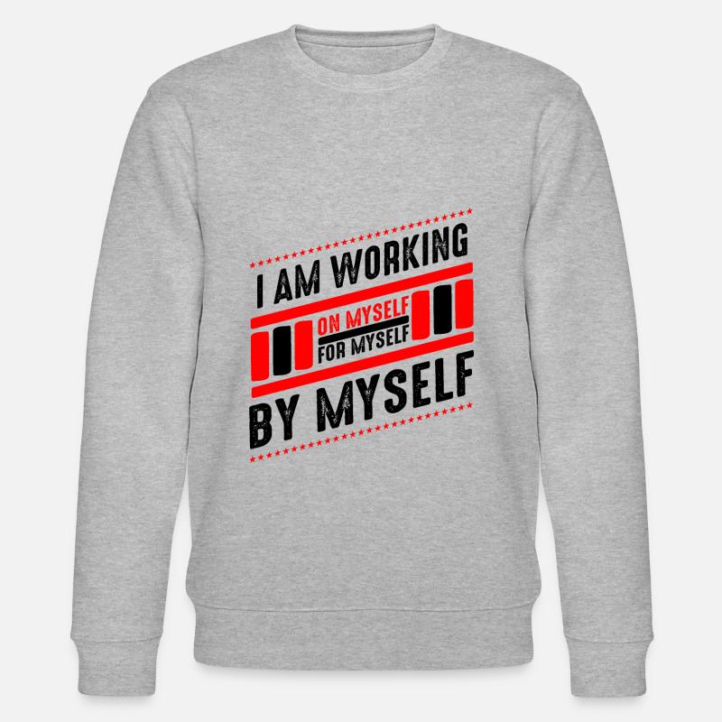 Motivation - Stanley/Stella Unisex Bio-Sweatshirt CHANGER  - Grau meliert