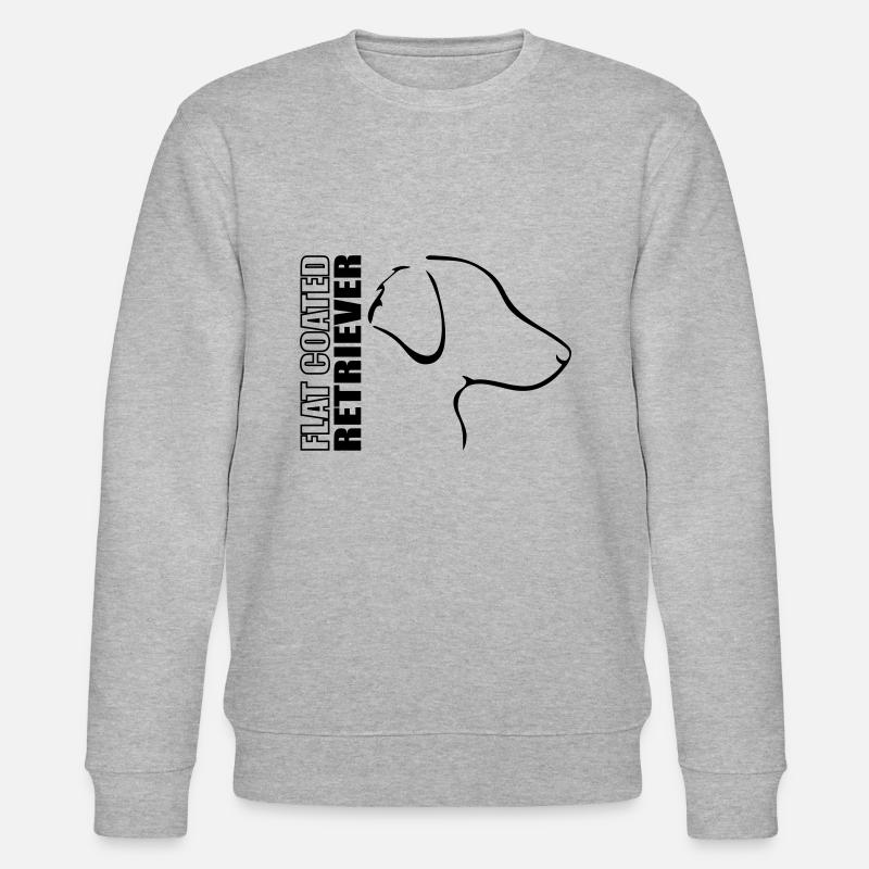 FLAT COATED RETRIEVER PROFIL - Stanley/Stella Unisex Bio-Sweatshirt CHANGER  - Grau meliert