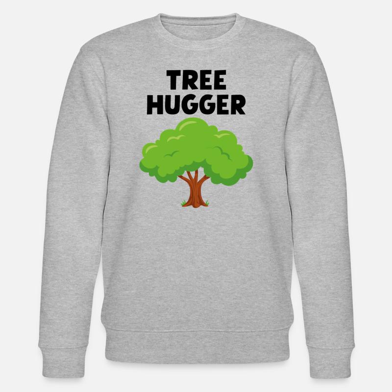 Tree Hugger - Stanley/Stella CHANGER Unisex Organic Sweatshirt - heather grey