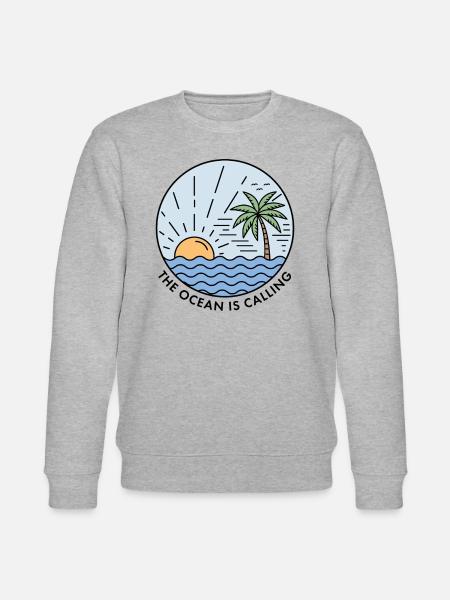 Der Ozean ruft - Stanley/Stella Unisex Bio-Sweatshirt CHANGER  - Grau meliert