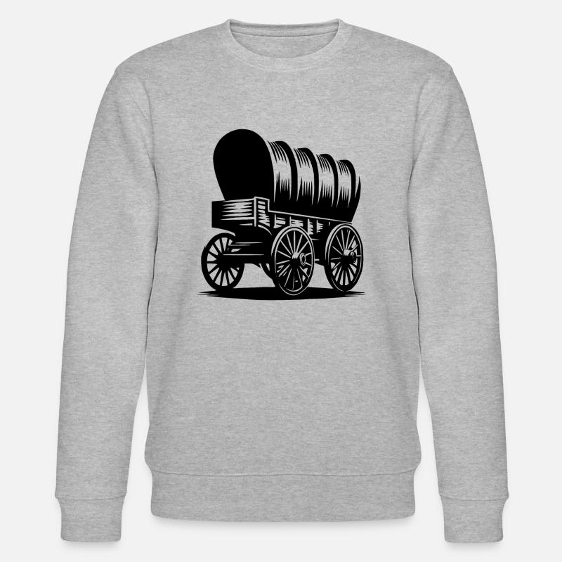 Chariot couvert pour chevaux - Sweat bio CHANGER Stanley/Stella Unisexe - gris chiné