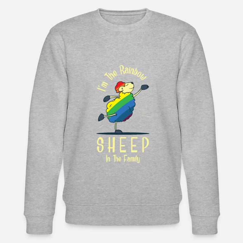 Rainbow Sheep - Stanley/Stella CHANGER Unisex Organic Sweatshirt - undefined