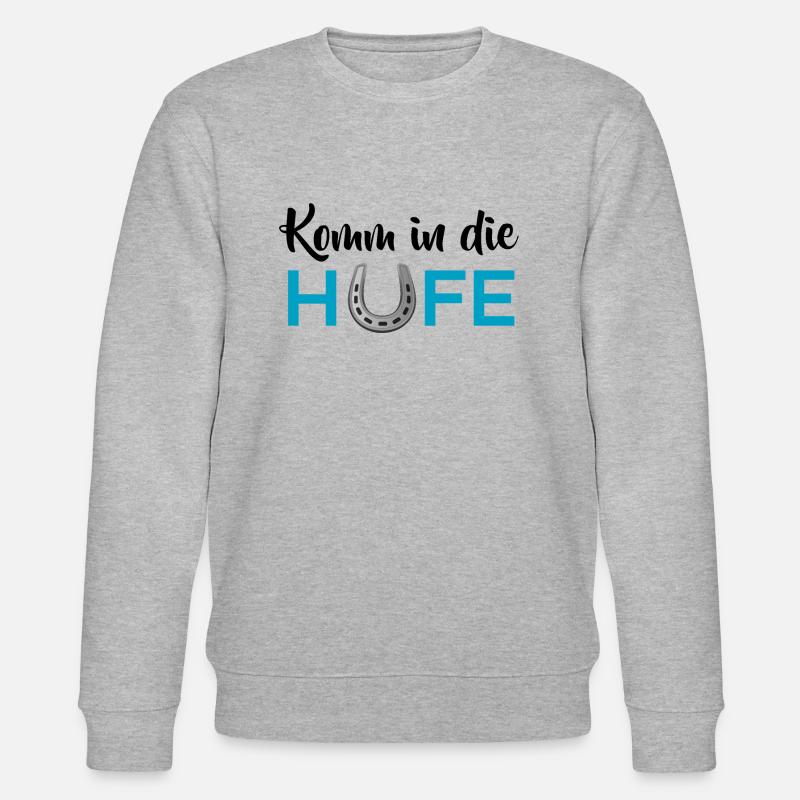 Komm in die Hufe - Stanley/Stella Unisex Bio-Sweatshirt CHANGER - Grau meliert