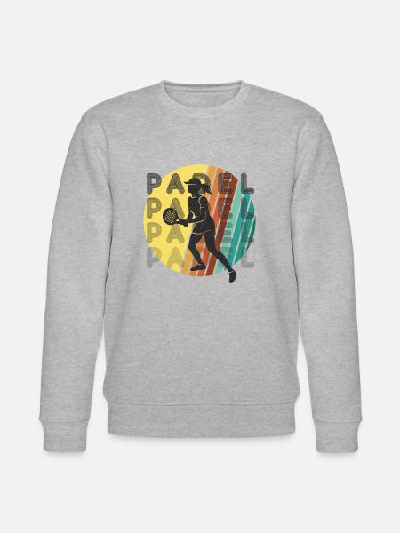 Jugadoras de pádel de pádel femenino - Sudadera ecológica unisex CHANGER de Stanley/Stella - gris jaspeado