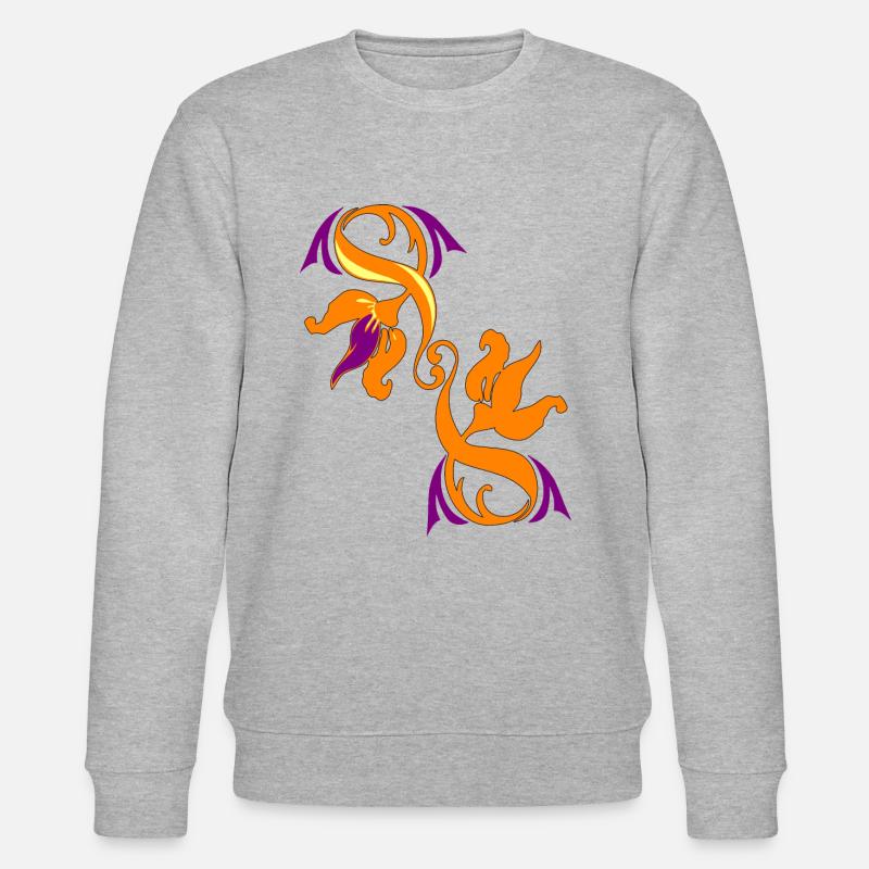 Cooles Muster - Stanley/Stella Unisex Bio-Sweatshirt CHANGER  - Grau meliert