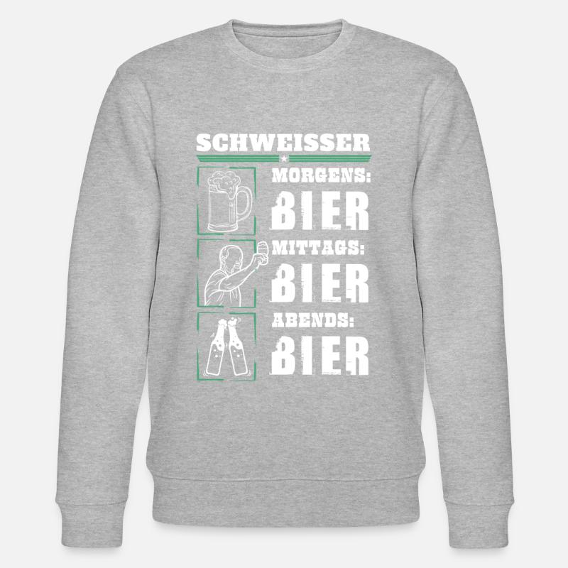 Mon quotidien de soudeur - Sweat bio CHANGER Stanley/Stella Unisexe - gris chiné