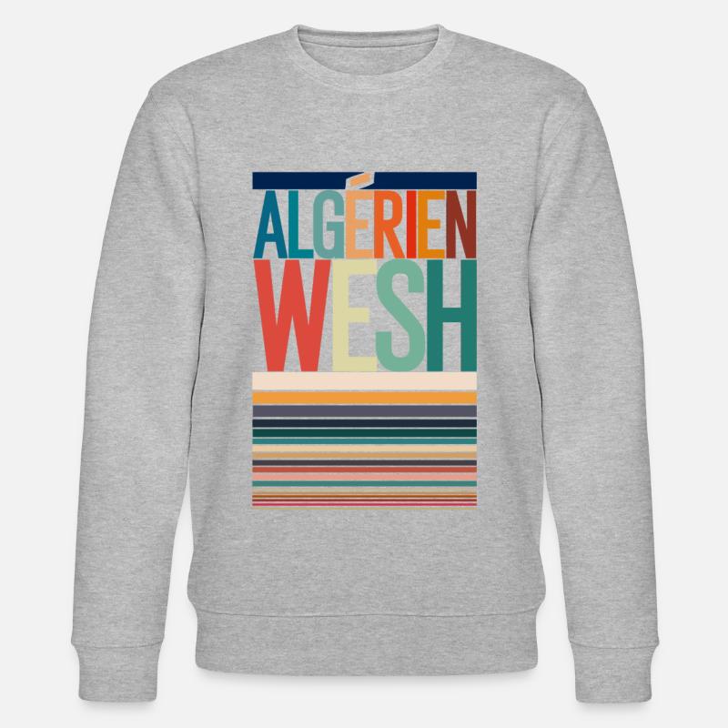 Algerier wesh - Stanley/Stella Unisex Bio-Sweatshirt CHANGER  - Grau meliert