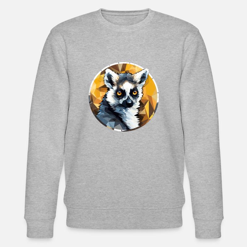 Lémurien - Sweat bio CHANGER Stanley/Stella Unisexe - gris chiné