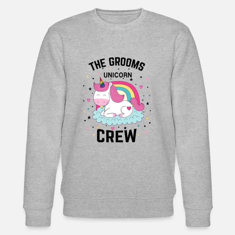 LGBT Junggesellen Abschied - Stanley/Stella Unisex Bio-Sweatshirt CHANGER  - Grau meliert