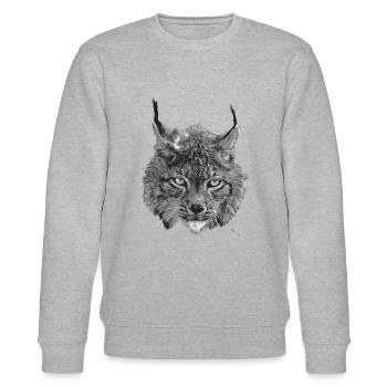 CHARLIE Head SW - Stanley/Stella CHANGER Unisex Organic Sweatshirt - heather grey - Front - Nik (191cm) & Marisol (170cm)