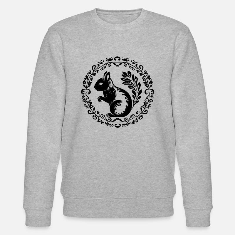 Squirrel - Stanley/Stella CHANGER Unisex Organic Sweatshirt - heather grey