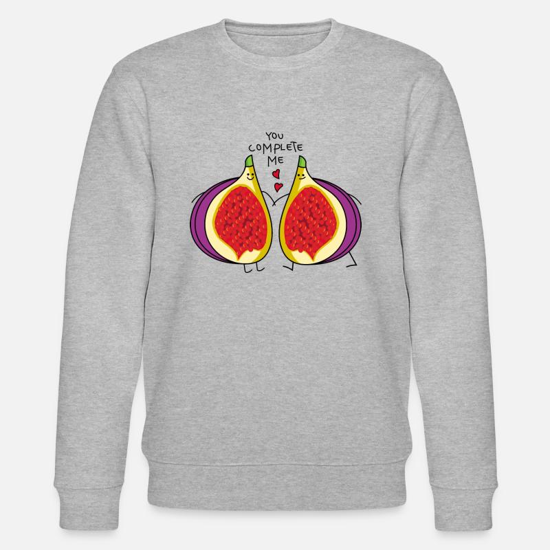 Feigen Paar - Stanley/Stella Unisex Bio-Sweatshirt CHANGER  - Grau meliert