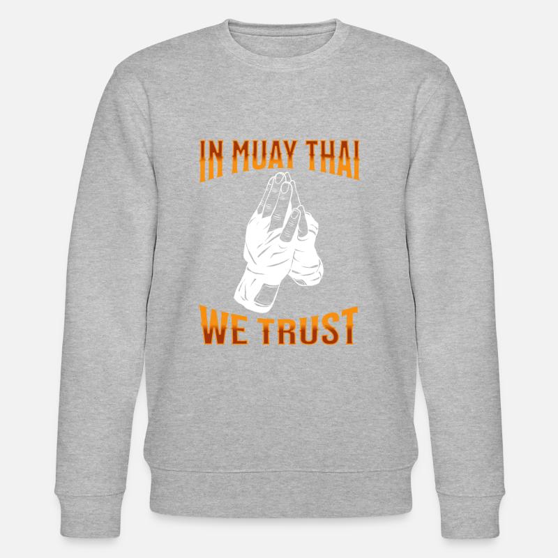 Muay Thaï Boxe Muay Thaï - Sweat bio CHANGER Stanley/Stella Unisexe - gris chiné