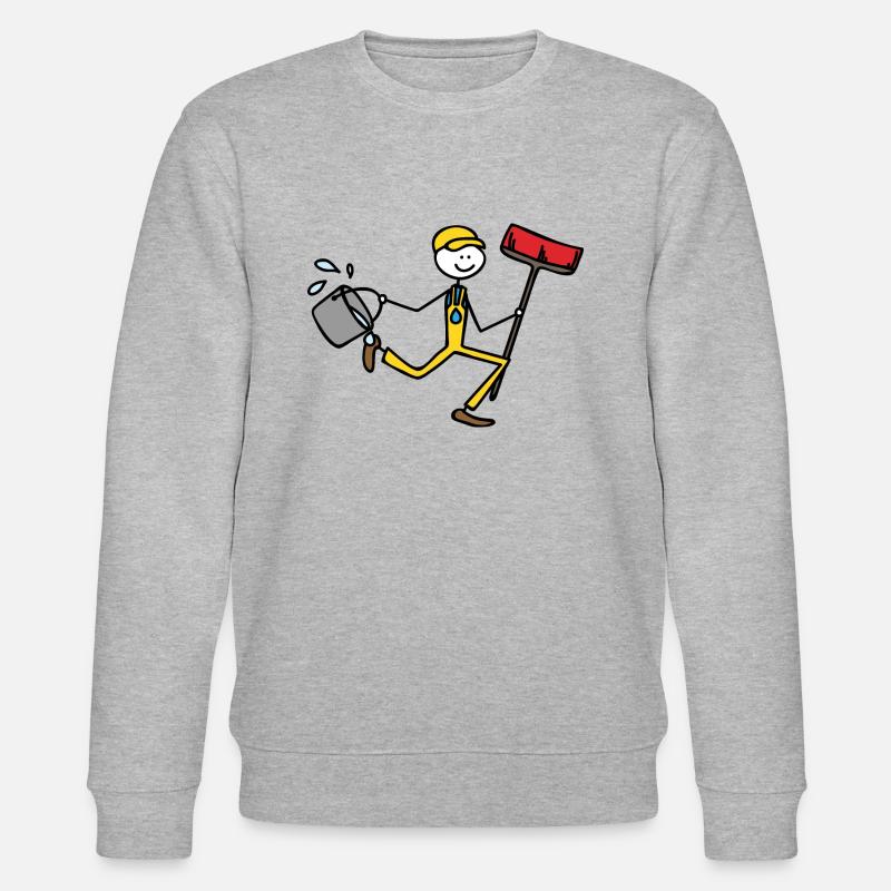 Putzmann - Stanley/Stella Unisex Bio-Sweatshirt CHANGER  - Grau meliert