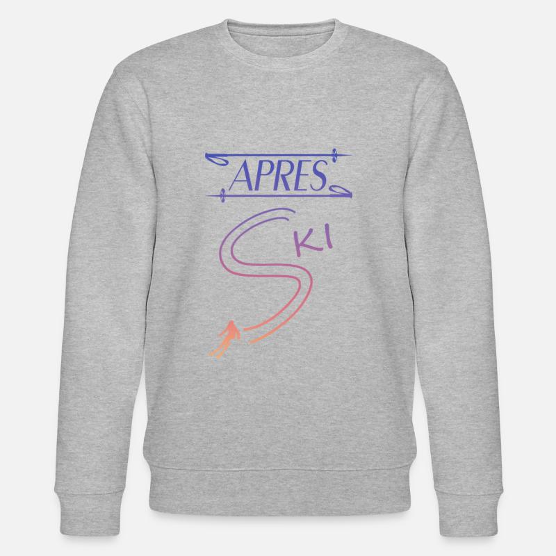Apres Ski ski - Stanley/Stella Unisex Bio-Sweatshirt CHANGER  - Grau meliert