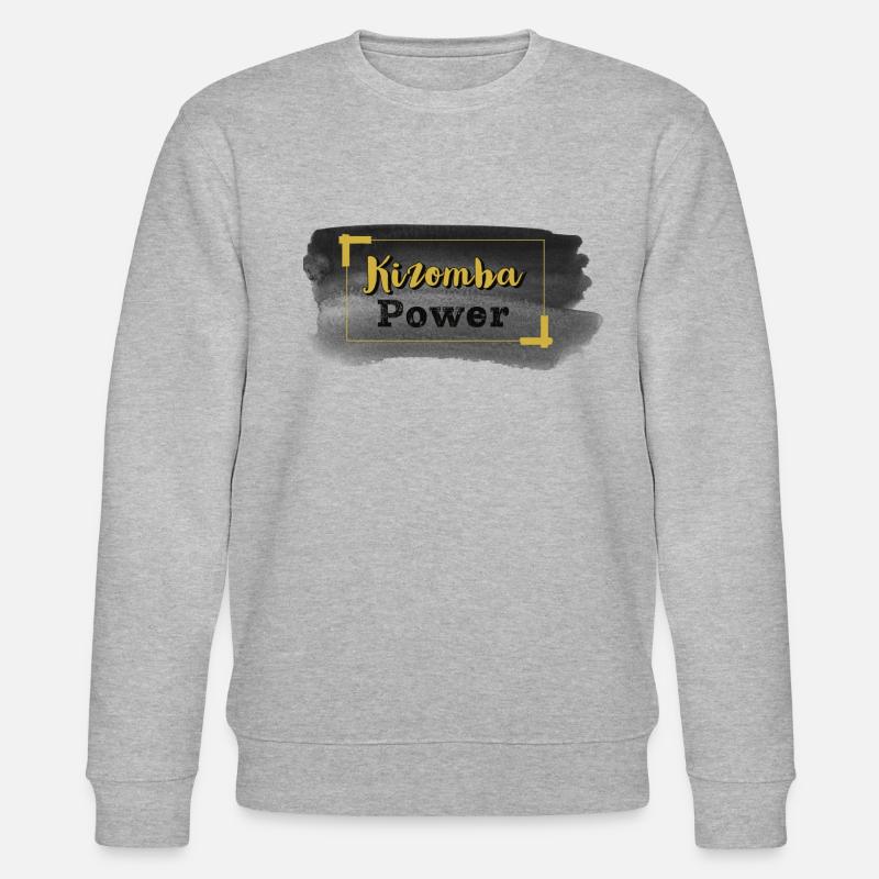 Kizomba Power - Stanley/Stella Unisex Bio-Sweatshirt CHANGER  - Grau meliert
