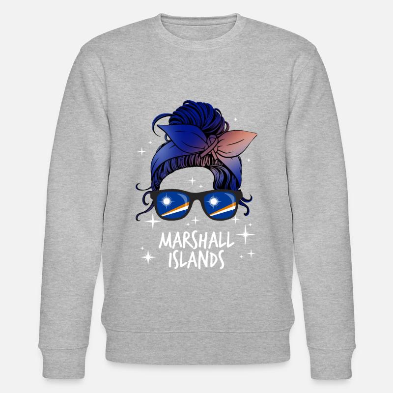 Marshall (Îles) - Sweat bio CHANGER Stanley/Stella Unisexe - gris chiné