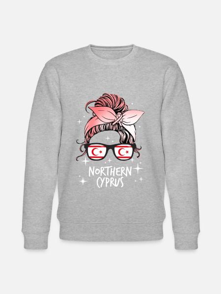 Northern Cyprus - Stanley/Stella CHANGER Unisex Organic Sweatshirt - heather grey