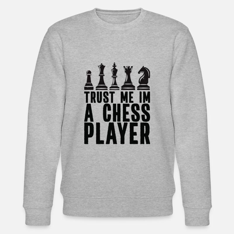 Échecs - Sweat bio CHANGER Stanley/Stella Unisexe - gris chiné