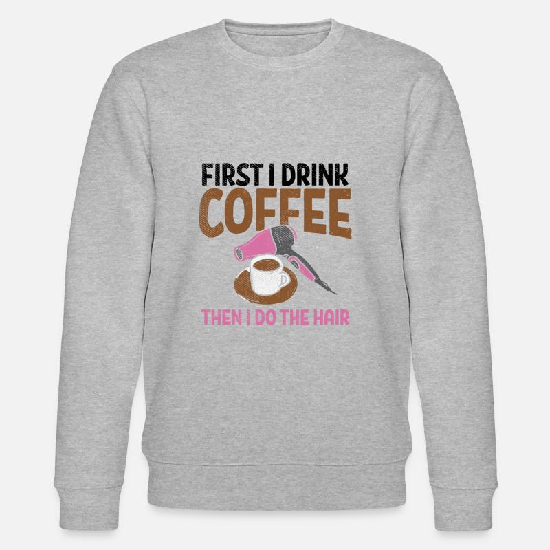 Coiffeur Café Coiffeur - Sweat bio CHANGER Stanley/Stella Unisexe - gris chiné