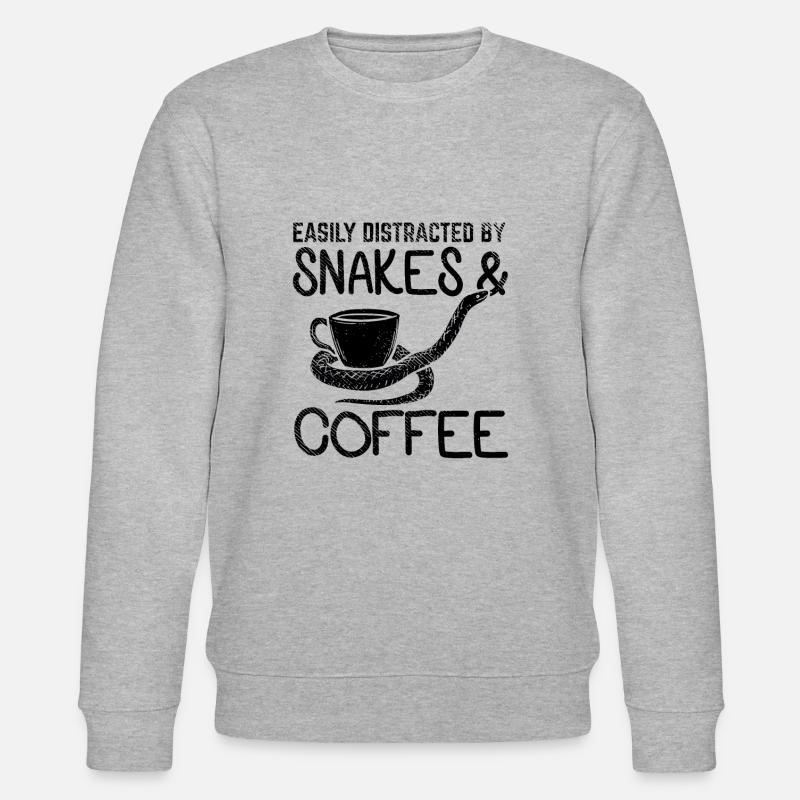 Files d’attente et café - Sweat bio CHANGER Stanley/Stella Unisexe - gris chiné
