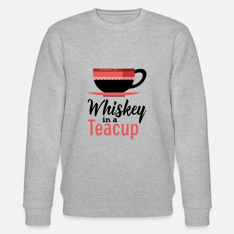 Whisky tasse à thé alcool - Sweat bio CHANGER Stanley/Stella Unisexe - gris chiné