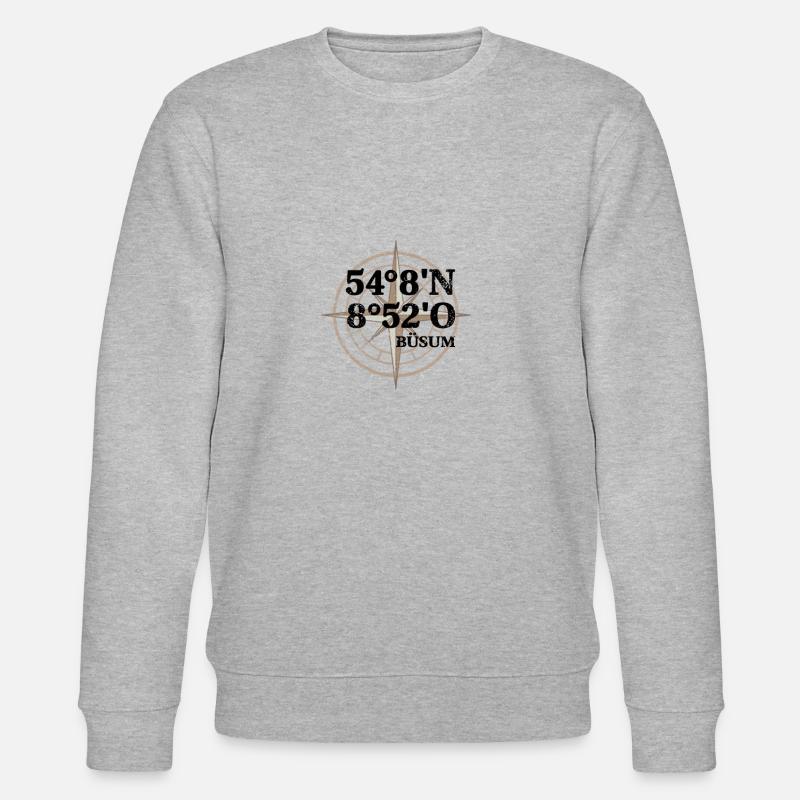 Büsum coordinates - Stanley/Stella CHANGER Unisex Organic Sweatshirt - heather grey