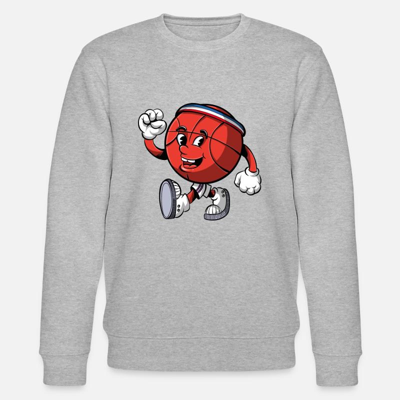 Basketball - Stanley/Stella Unisex Bio-Sweatshirt CHANGER  - Grau meliert