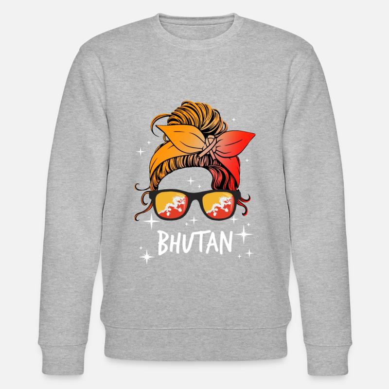 Bhoutan - Sweat bio CHANGER Stanley/Stella Unisexe - gris chiné