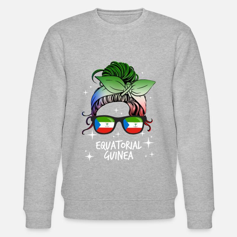 Guinée équatoriale - Sweat bio CHANGER Stanley/Stella Unisexe - gris chiné
