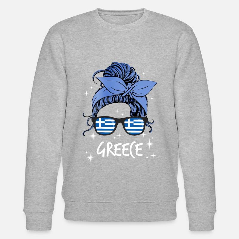 Grèce - Sweat bio CHANGER Stanley/Stella Unisexe - gris chiné