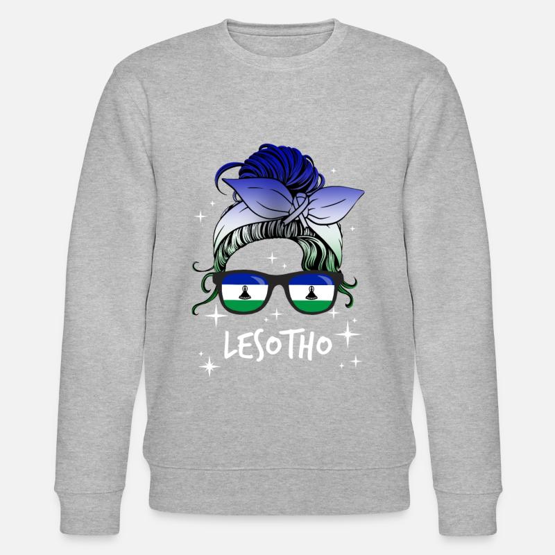 Lesotho - Stanley/Stella Unisex Bio-Sweatshirt CHANGER  - Grau meliert