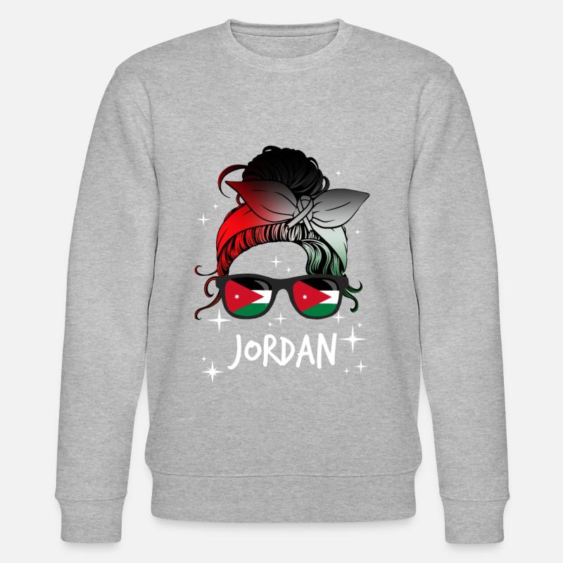 Jordanien - Stanley/Stella Unisex Bio-Sweatshirt CHANGER  - Grau meliert