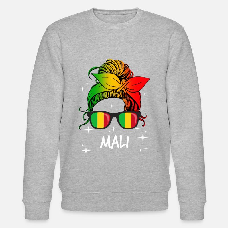 Mali - Sweat bio CHANGER Stanley/Stella Unisexe - gris chiné