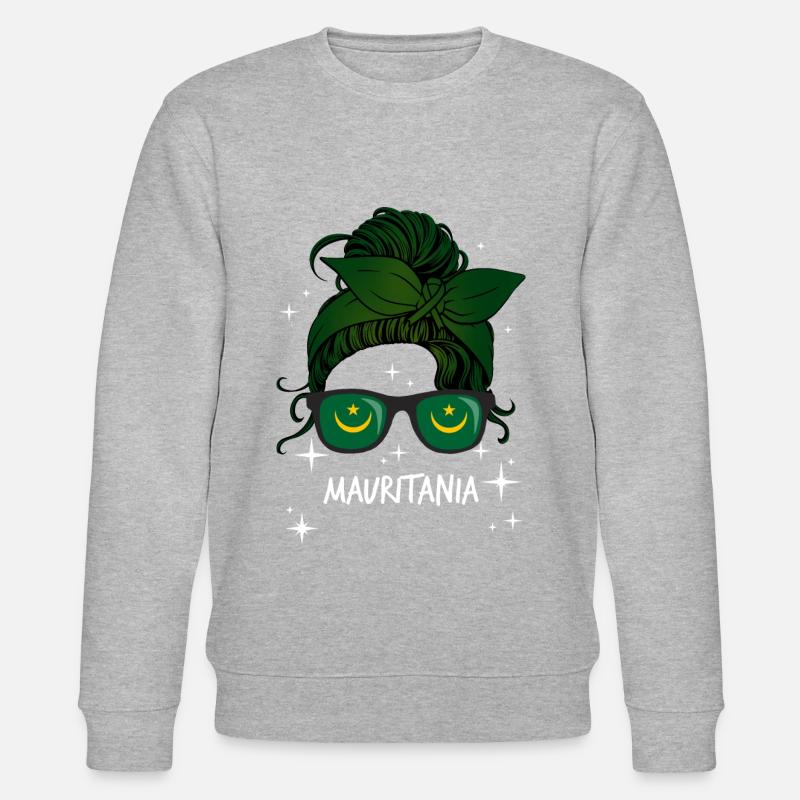 Mauretanien - Stanley/Stella Unisex Bio-Sweatshirt CHANGER  - Grau meliert