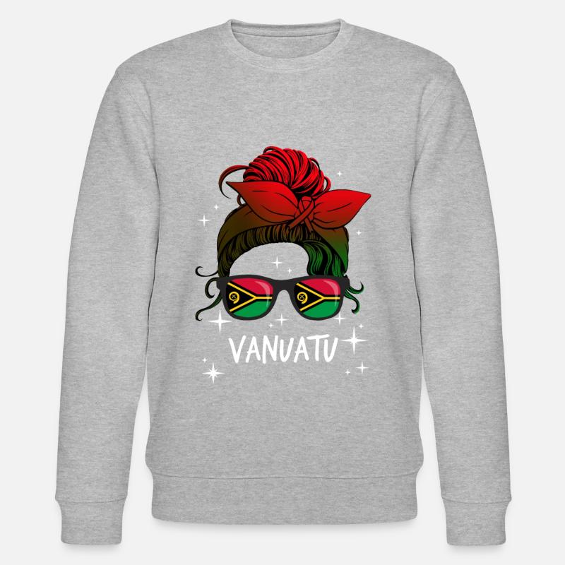 Vanuatu - Stanley/Stella Unisex Bio-Sweatshirt CHANGER  - Grau meliert