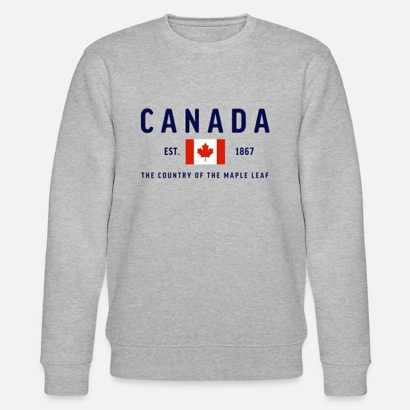 Canada Est 1867 Classique - Sweat bio CHANGER Stanley/Stella Unisexe - gris chiné