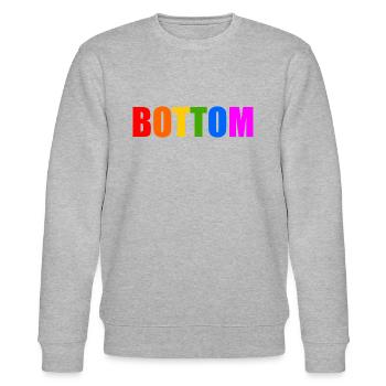Bottom - Stanley/Stella CHANGER Unisex Organic Sweatshirt - heather grey - Front - Nik (191cm) & Marisol (170cm)