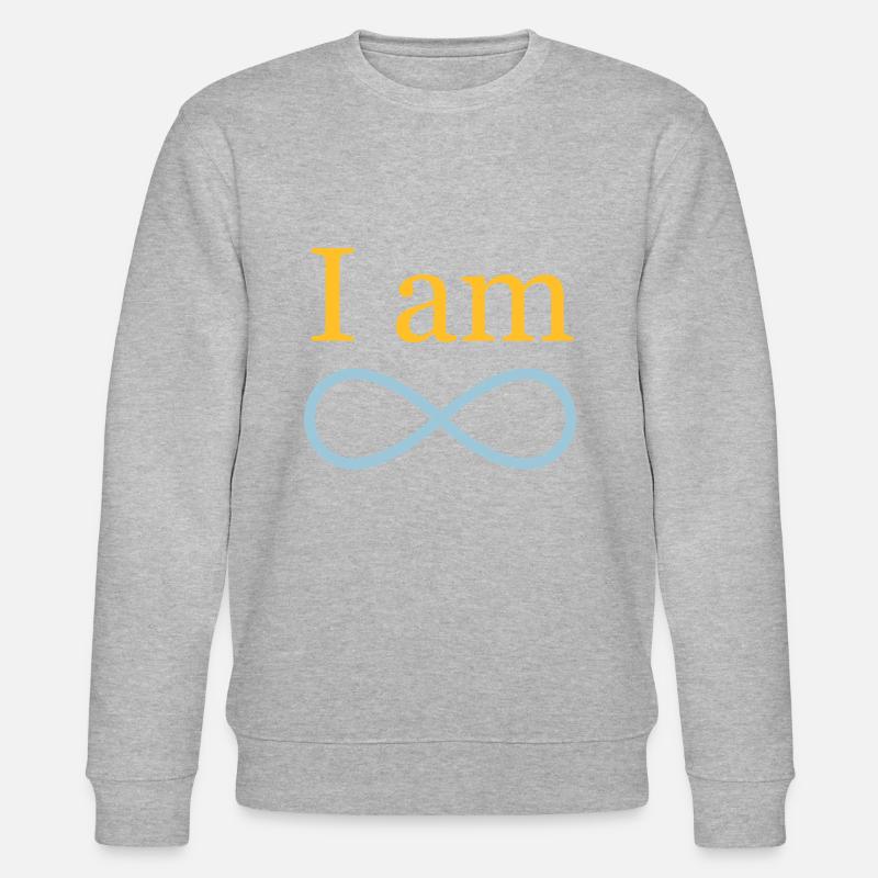 Je suis infini - Sweat bio CHANGER Stanley/Stella Unisexe - gris chiné