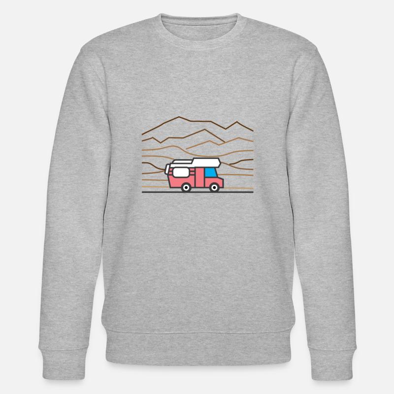 Alcôve Camping Camper - Sweat bio CHANGER Stanley/Stella Unisexe - gris chiné
