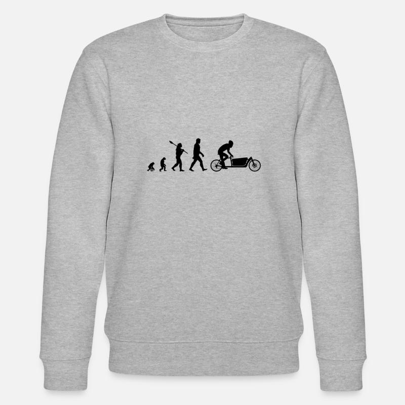 Evolution Cargobike Evo cargo bike - Stanley/Stella CHANGER Unisex Organic Sweatshirt - heather grey